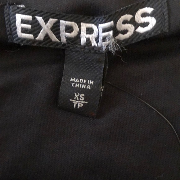 NWOT Express Black & White Sequins miniskirt - Picture 4 of 4